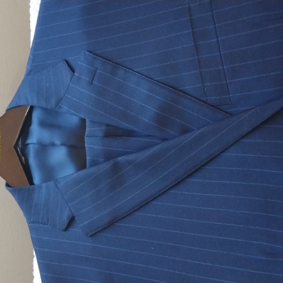 Canali Other - Canali Navy Blue Pinstripe Wool Suit 46R US = 56R EU (Made in Italy)